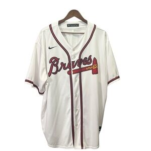 Nike Braves White Jersey